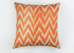 Housse Coussin IKAT TALAIA ORANGE