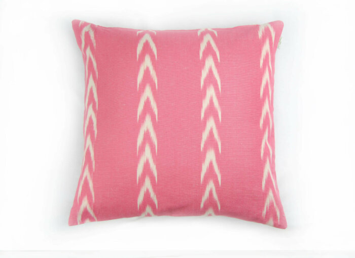 Housse Coussin IKAT ALCADENA MAGENTA