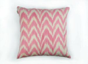 Housse Coussin IKAT TALAIA ROSE