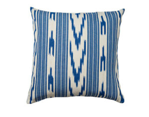 Housse Coussin IKAT GORG BLAU