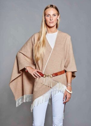 PONCHO DEIA COURT CAMEL