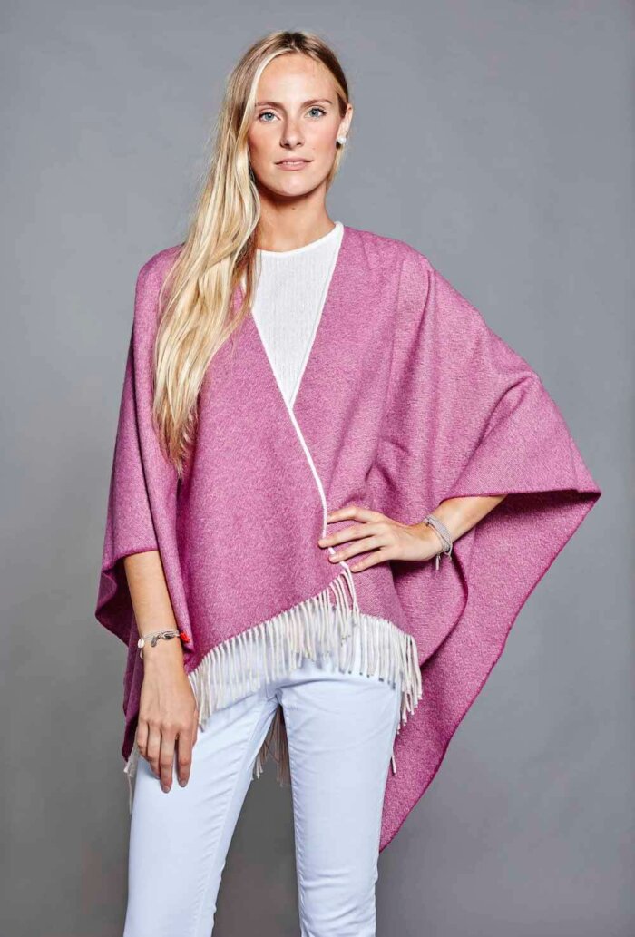 PONCHO DEIA COURT COLORETE Poncho léger