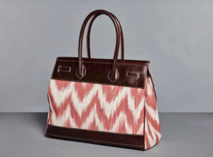 SAC CARMEN MEDIUM IKAT ROUGE DOS