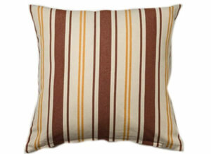 Housse Coussin IKAT RAMPI MARRON