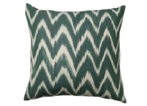 Housse Coussin IKAT TALAIA VERT