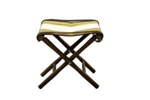 TABOURET TOILE IKAT MULTICOLOR
