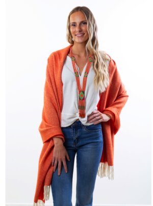 CHALES/ECHARPE ORANGE