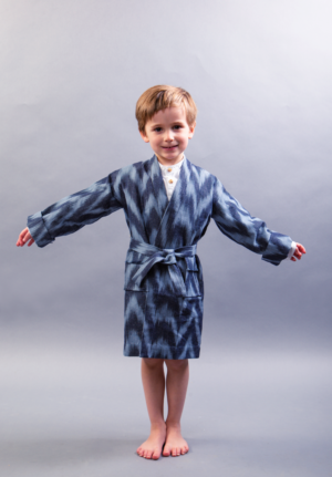 KIMONOS ENFANTS bleu ciel marine