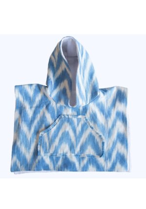 PONCHO BÉBÉ - Bleu ciel